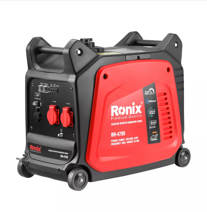 OTE-RONIX-CN Inverter gasoline generator 220-240V 3.5kW 7.5L