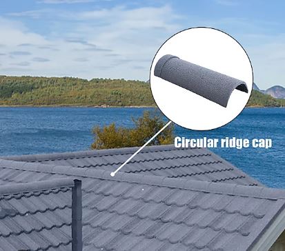 SCM-Buildex-CN 石材涂层金属屋面角脊 (普通锌) (2000х220х0.5mm)