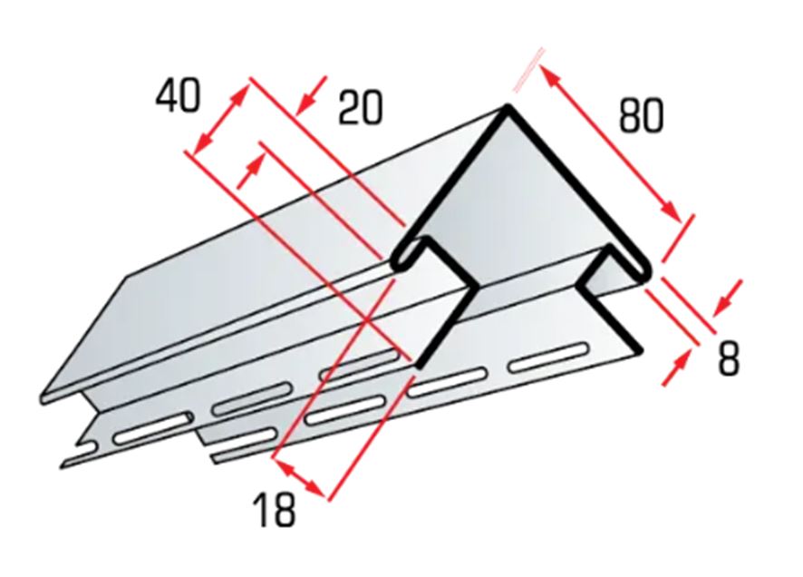 VINYL-X00-RU Альта-Хуванцар сайдингийн Гадна булан/алтлаг шаргал золотистая/ Т-12 (3000мм)
