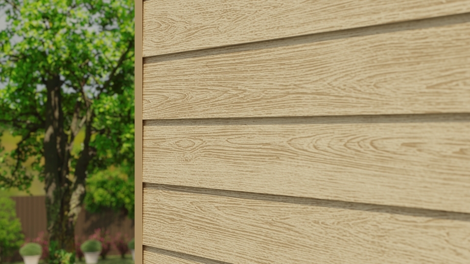 FCS-Sd13-RU Фиберцементэн сайдинг /галд тэсвэртэй A1/ (192x3050x7.5mm) (Density:1.25≤g/cm3) 1ш=0.586м2