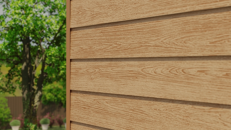 FCS-Sd19-RU Фиберцементэн сайдинг /галд тэсвэртэй A1/ (192x3050x7.5mm) 1ш=0.586м2