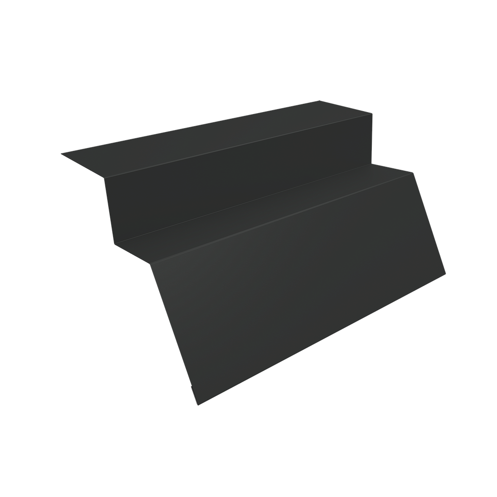 МCH-RAL7016-RU Планка карнизная для металлочерепицы квинта Uno 0,45 Drap RAL 7016 антрацитово-серый (3м)