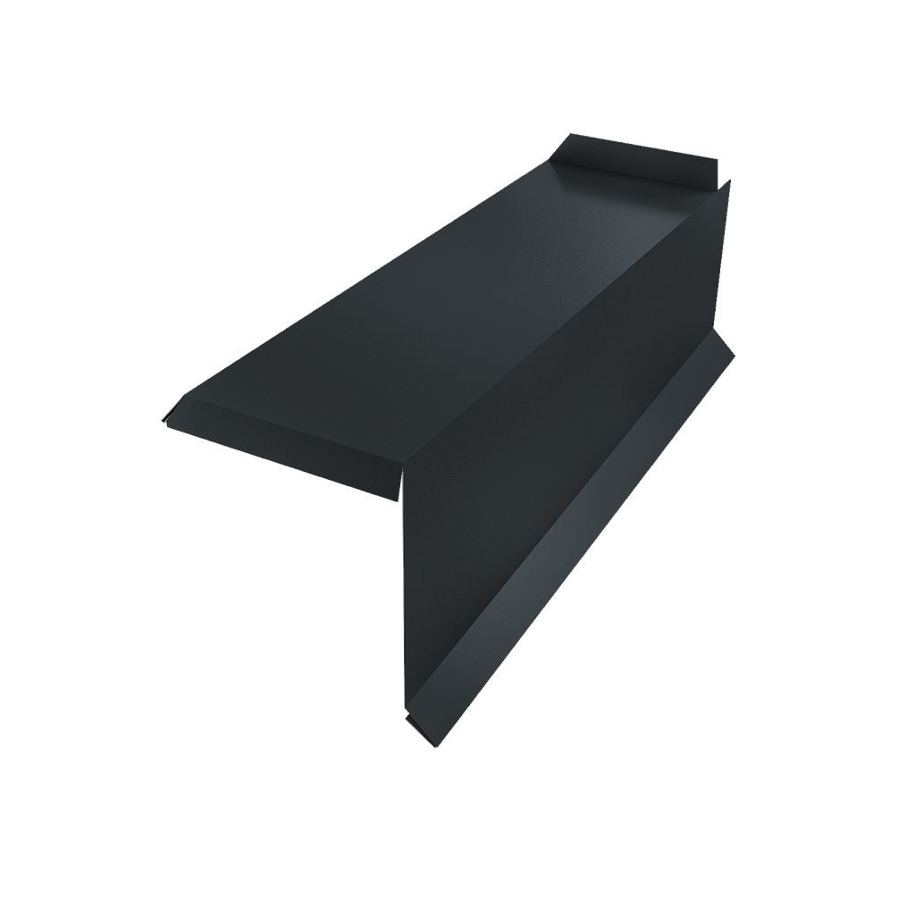 МCH-RAL7016-RU (&quot;Kvinta plus3D&quot;) Планка торцевая сегментная 30мм Правая 0,45 Drap RAL 7016 антрацитово-серый