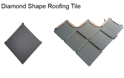 FSR-M-STEEL-KR Diamond Shape загварын фасад, дээвэрийн бэлдэц (190x190x0,9мм) 0.036м2