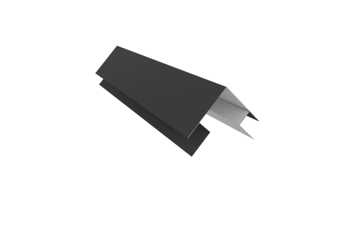 SSR-RAL7016-MN Фасадны гадна булан (75х75х0.45мм) 3м