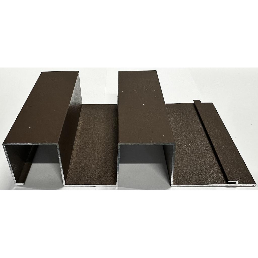 AAF-ALUMINUM-CN Хөнгөн цагаан сайдинг модон өнгөтэй (120х30x1мм)1м=0,12м2