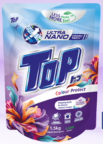 LIQ‑TOP‑MA Угаалгын шингэн (Colour protect-Өнгө сэргээгчтэй, 1.5л)