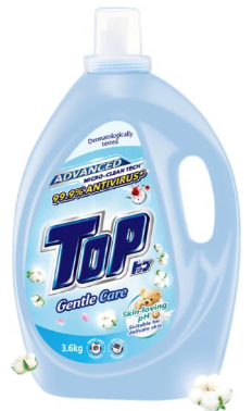 LIQ‑TOP‑MA Угаалгын шингэн (Gentle care-Эмзэг арьсанд зориулагдсан, 3.6л)