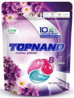 CAP-TOP-MA Угаалгын капсул (Floral Amore-Үнэр оруулагчтай, 20ш)