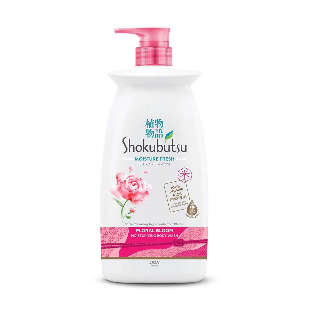 SHOKUBUTSU-XXX-MA Shokubutsu Body Shower Foam Floral Bloom Bottle 900ml