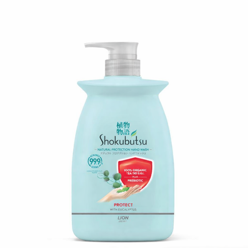 HWS-SHOKUBUTSU-MA Liquid Hand Wash Protect-Бактерийн хамгаалалттай гарын шингэн саван 450 мл