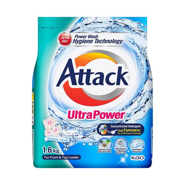 PDR‑ATTACK‑MA Угаалгын нунтаг (Ultra Power - Толбо арилгагчтай 1600гр)