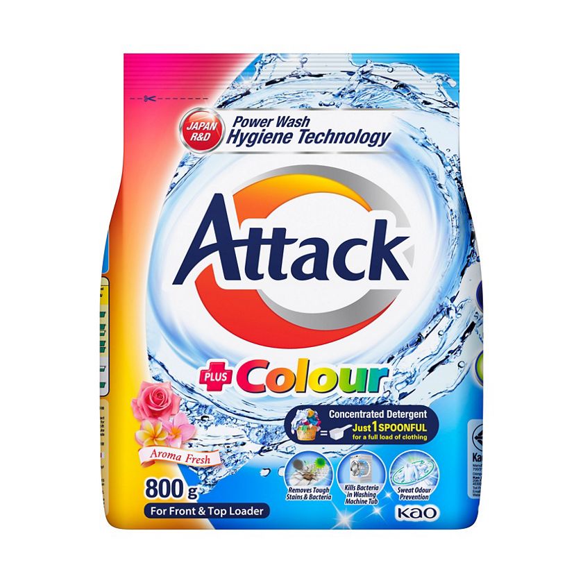 PDR‑ATTACK‑MA Угаалгын нунтаг (Colour - Өнгө сэргээгчтэй 800гр)