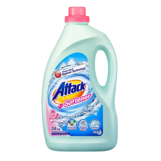 LIQ‑ATTACK‑MA Угаалгын шингэн (Softener - Зөөлрүүлэгчтэй 3600гр)
