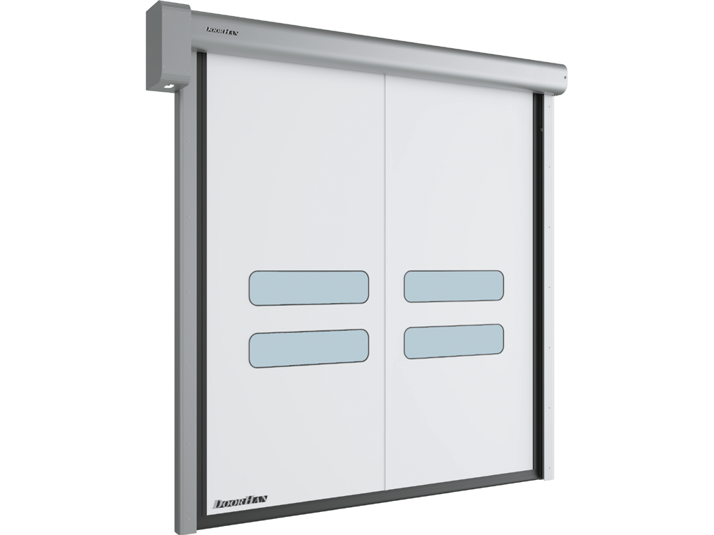 GD-DOORHAN-SDI Үйлдэрлэлийн өндөр хурдны PVC хулдаасан хаалга (H3000-4000 W3000-4000) (Мотор+Удирдлага 2ш)
