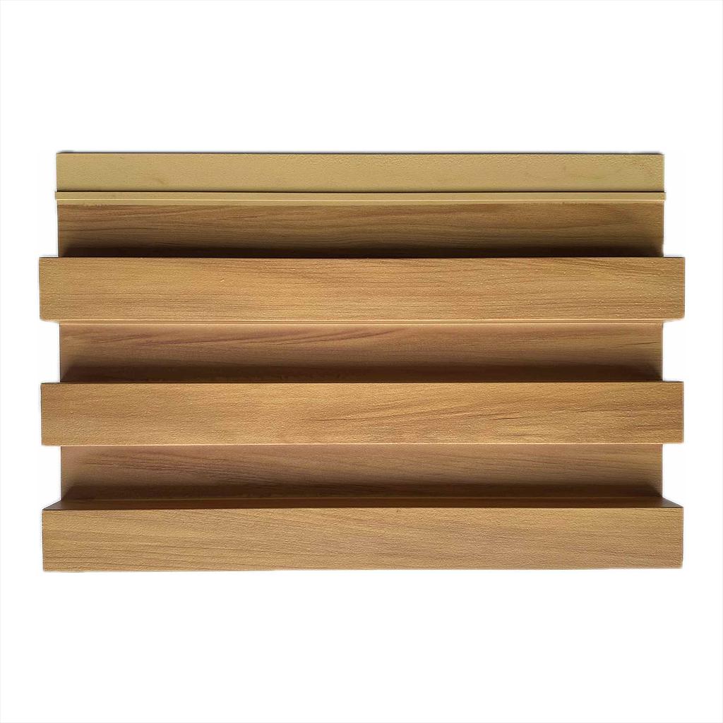 AAF-ALUMINUM-CN Хөнгөн цагаан модон хээтэй сайдинг (120х16x1мм) 1м=0,12м2 XY000006