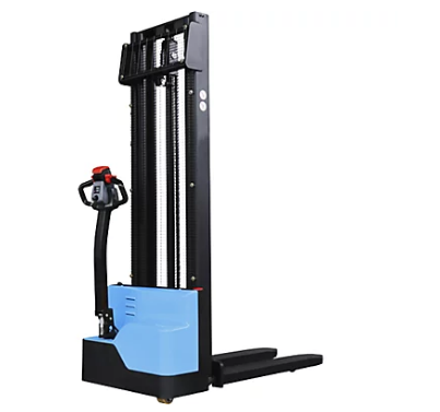 Electric drawbar stacker (lifting height 3300 mm, max. load 1000 kg)
