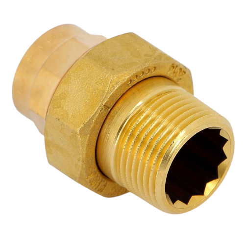 FIT-X00-DE Solder connector with external thread 28x1 &quot;with Viega flat gasket