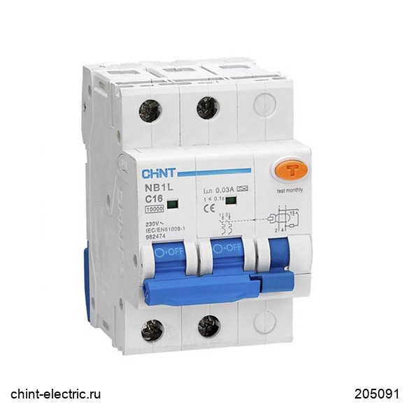 OTE-X00-CN Residual Current Operated Circuit Breaker NB1L 2P (6A-63A) C