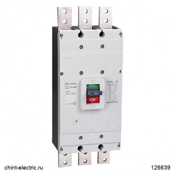 MCC-X00-CHINT Автоматический выключатель НМ1-1250Н / 3Р (800А-1250А) 65кА