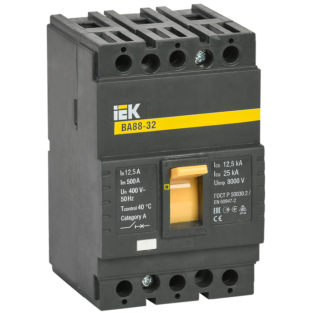 MCA-X00-RU IEK Автоматические выключатели в литом корпусе 3P BА88-32