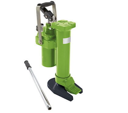 Hydraulic jack for horizontal and vertical use