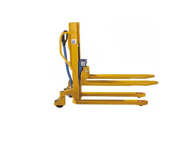 Pallet stacker fixed forks