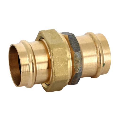 FIT-X00-DE Split press sleeve with flat gasket 54, bronze Sanpress Viega