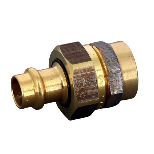 FIT-X00-DE Dismountable press-B clutch, dielectric 15 x 3/4 &quot;, bronze Sanpress Viega