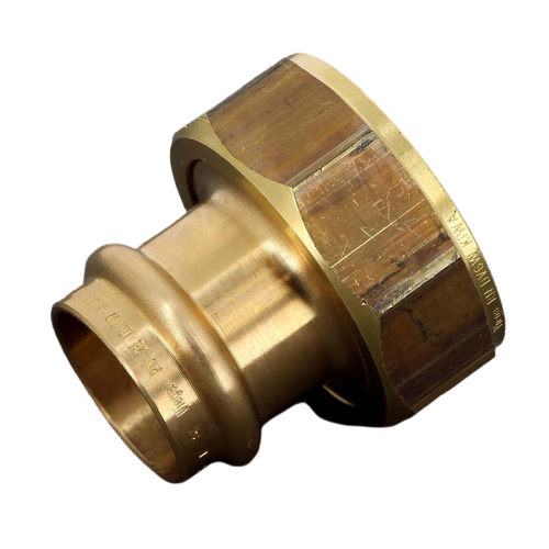 FIT-X00-DE Press-B coupling with swivel nut and flat gasket 28 x 1 1/2 &quot;, bronze Sanpress Viega
