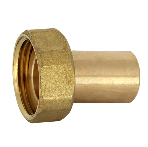 FIT-X00-DE Insert with union nut and flat gasket 22 x 1 &quot;, Sanpress Viega bronze
