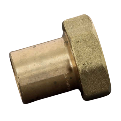 FIT-X00-DE Insert with union nut and flat gasket 35 x 1 1/2 &quot;, Sanpress Viega bronze