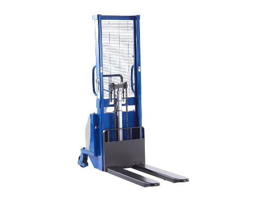 Semi-electric drawbar stacker (max. load 1200 kg)  (Lifting range [mm] 90 - 1600 / 90 - 3000 )