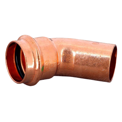 FIT-X00-DE 45 ° insert angle press 28, copper Profipress Viega