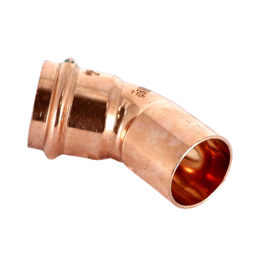 FIT-X00-DE 45 ° insert angle press 42, copper Profipress Viega