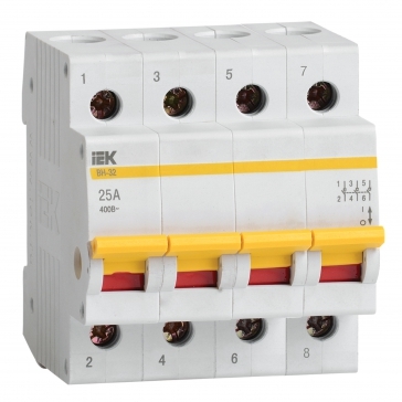 ISS-X00-RU IEK circuit breaker 4 pole