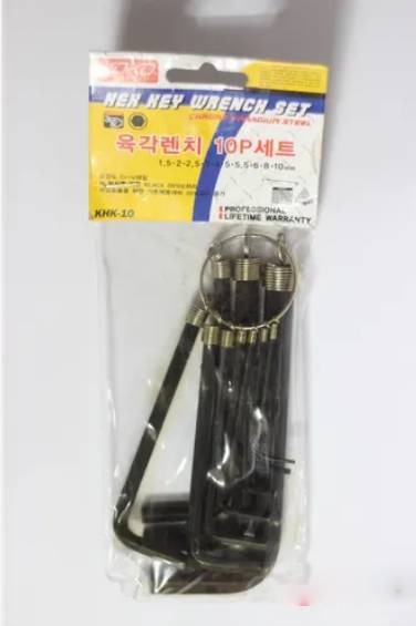 WRE-X00-KR Hex Wrench Set - Korea