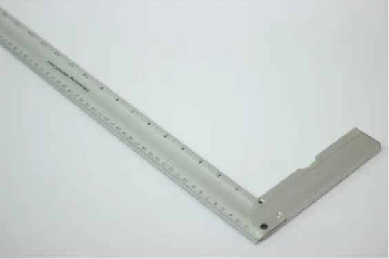 HMJ-X00-CN Angle Square Ruler With Level (30cm)