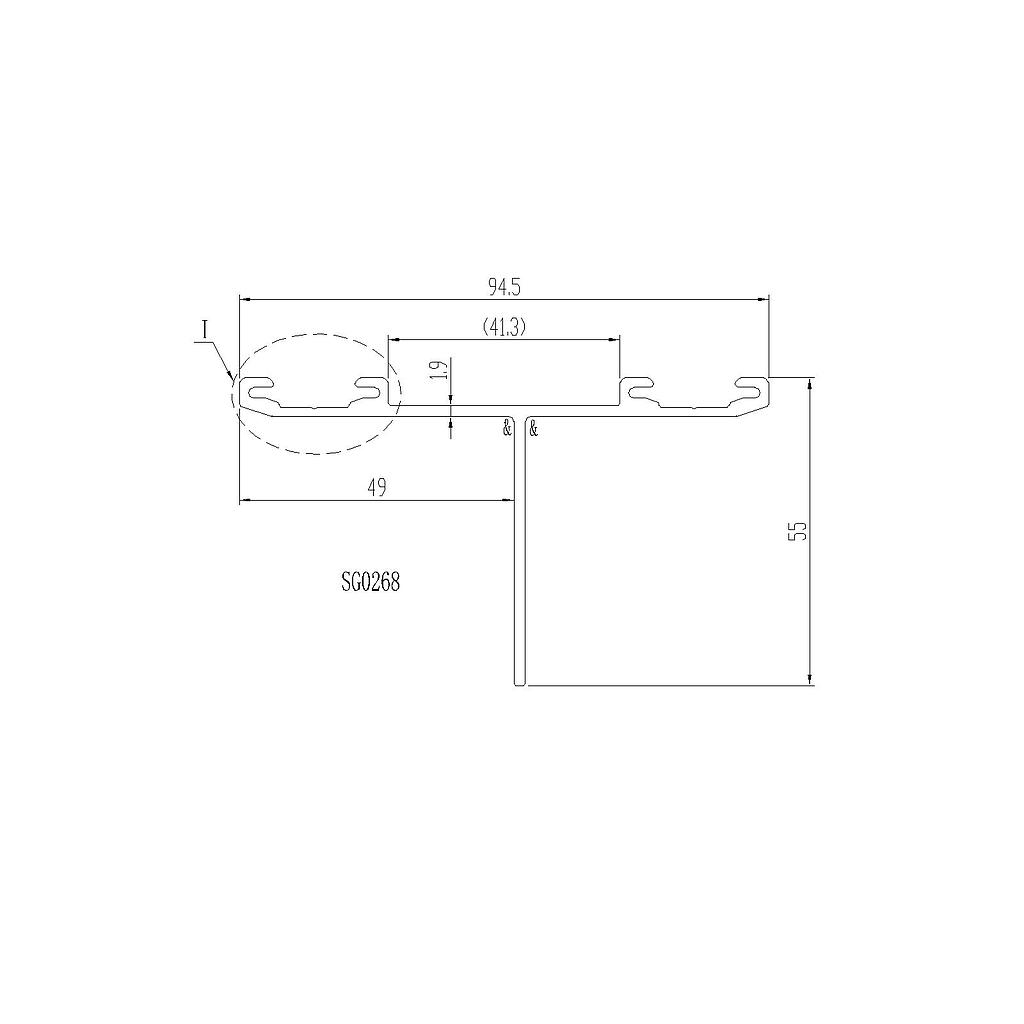 NONGOLOR-COL-HP плита фасад багана 0.931кг/м