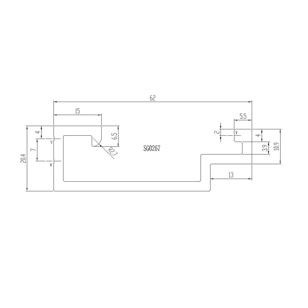 NONGOLOR-MUL-HP чулуун фасад хөндөл 0.926кг/м