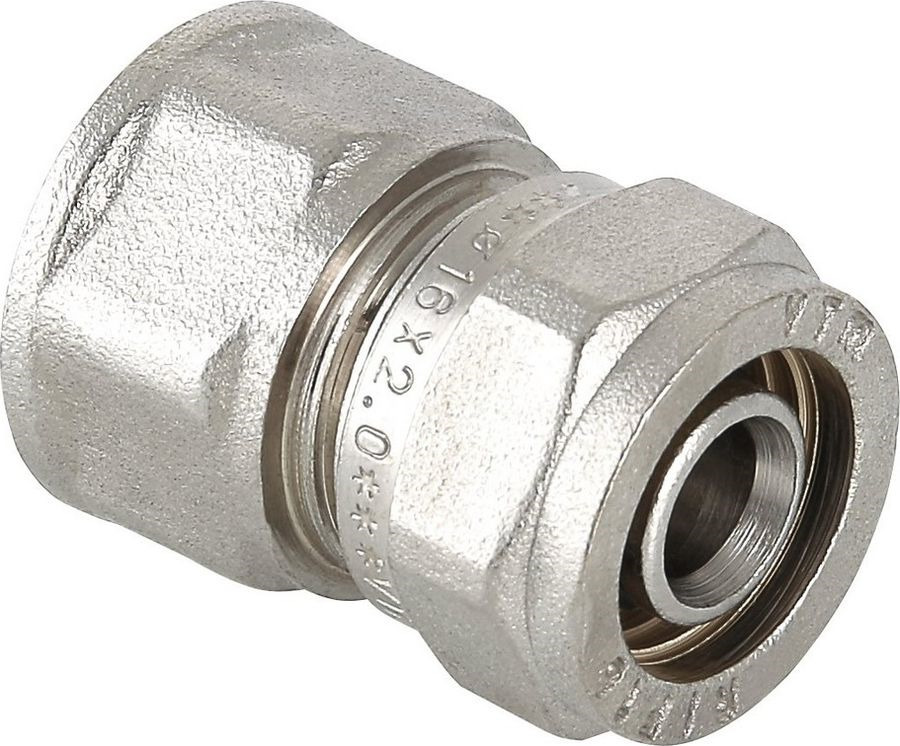 FIT-X00-CN Female Straight Coupler Brass Compression Fitting 20x15