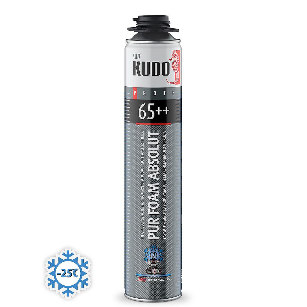 PUR-X00-RU Professional winter mounting foam ABSOLUT PROFF 65++ ARKTIKA NORD -25 1000 ml KUPP10WN65++