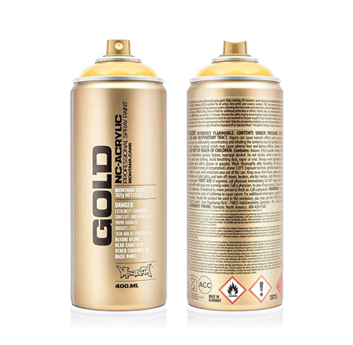 PAI-X00-MONTANA Gold Transparent Yellow spray paint