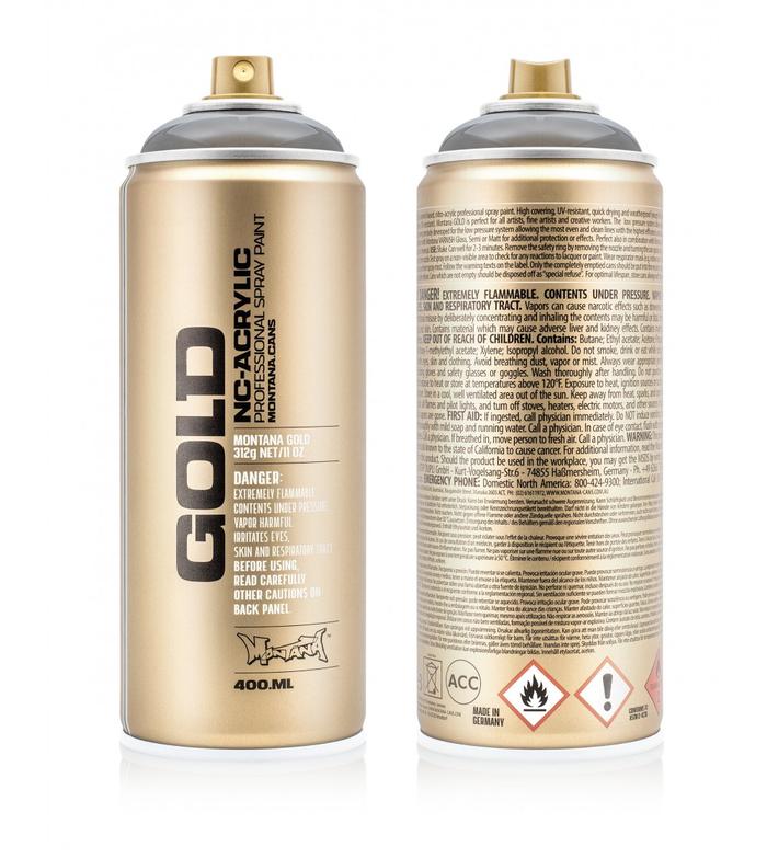 PAI-X00-MONTANA Gold Transparent Black spray paint