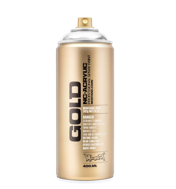 PAI-X00-MONTANA Spray paint Gold Silverchrome