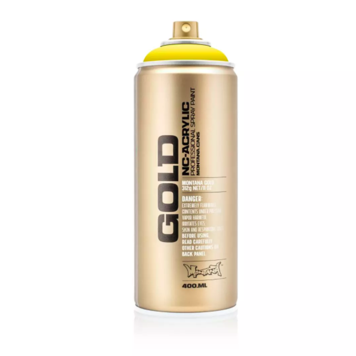 PAI-X00-MONTANA Spray paint Gold Shock Yellow light