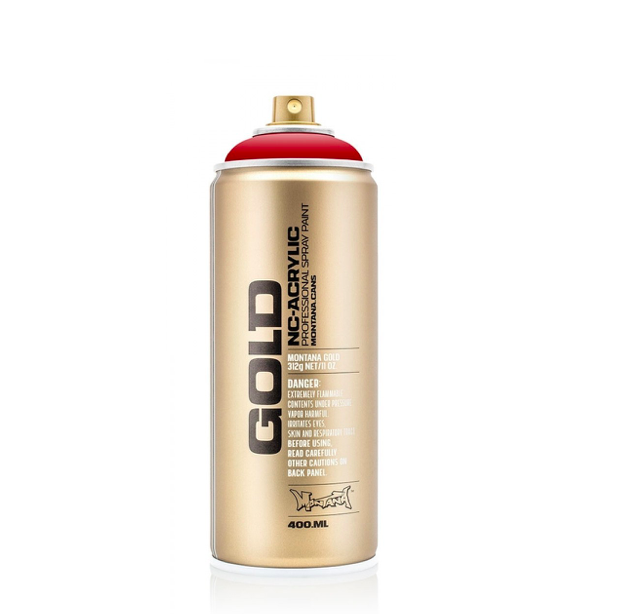 PAI-X00-MONTANA Spray paint Gold Shock Kent blood red