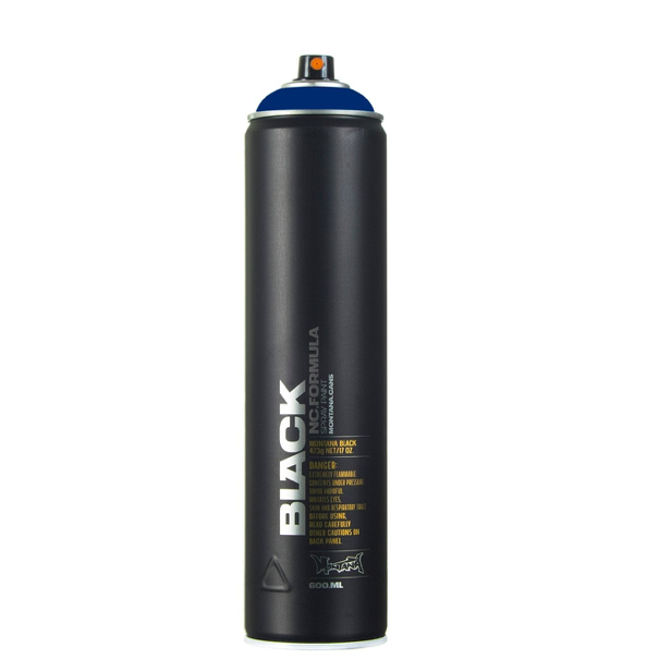 PAI-X00-MONTANA Spray paint Black Ultramarine 600