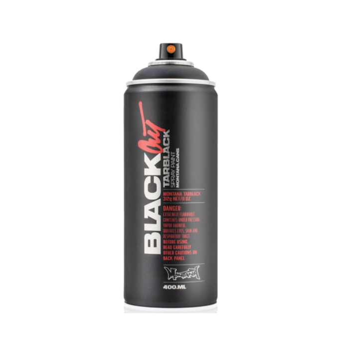 PAI-X00-MONTANA Spray paint Black Tarblack