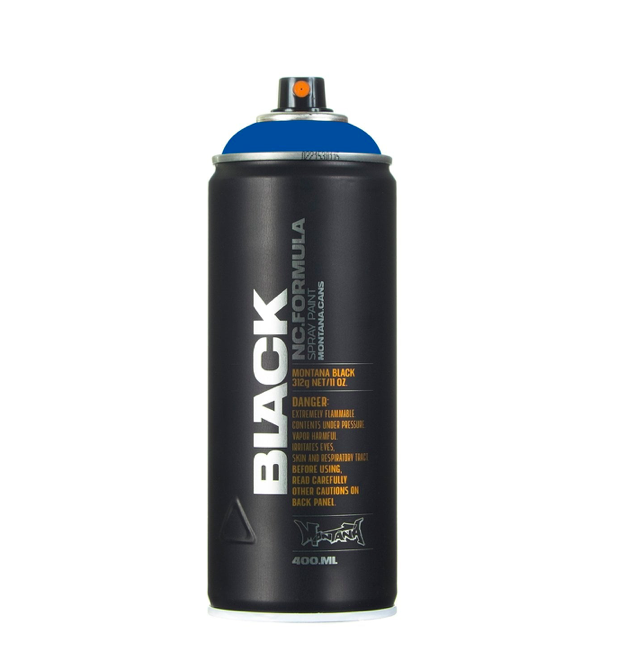 PAI-X00-MONTANA Spray paint Black Power blue